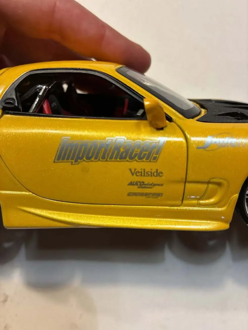 TM 1:64 JDM Yellow FD RX7 RE Amemiya Racing Sports Model Diecast Metal – store,